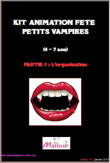 Kit animation fête petits vampires 4-7ans
